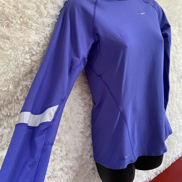 Ladies Nike Dry Fit Long Sleeve Athletic Top - Picture 4 of 5
